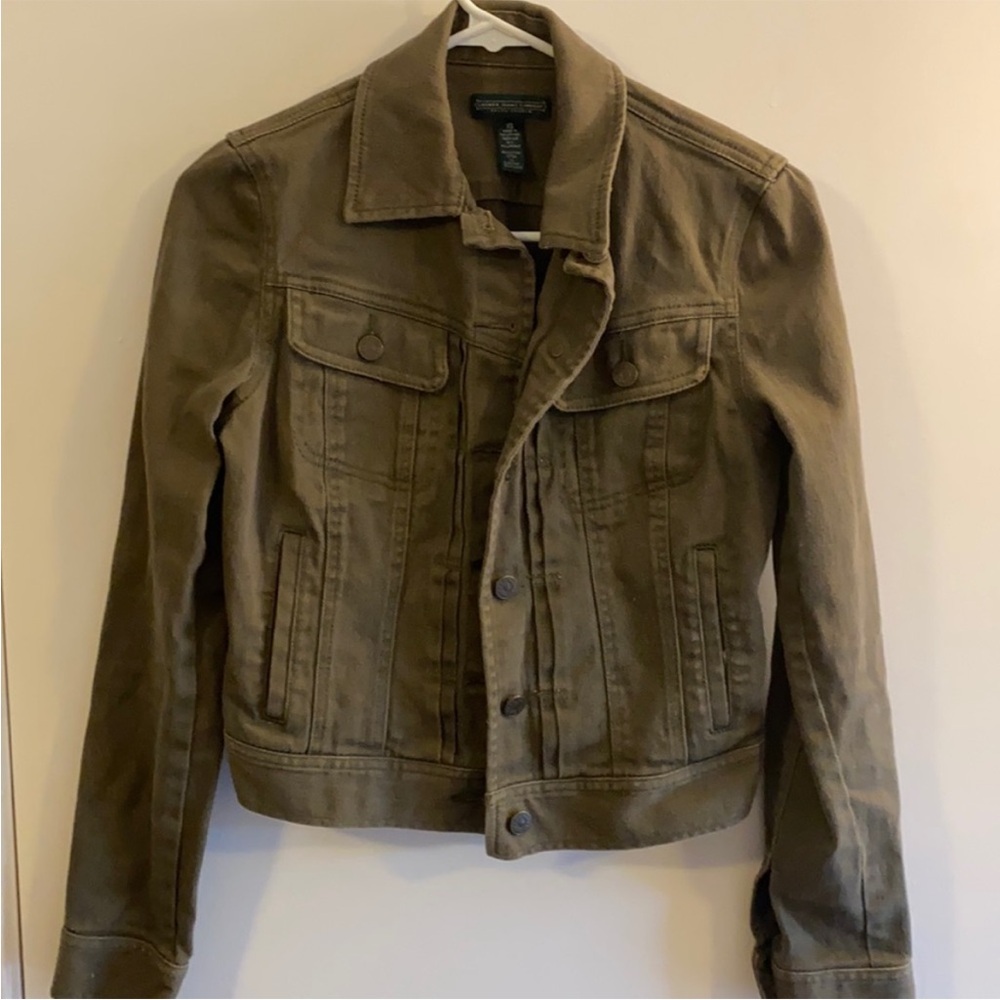 Ralph Lauren Olive Green Jean Jacket XS